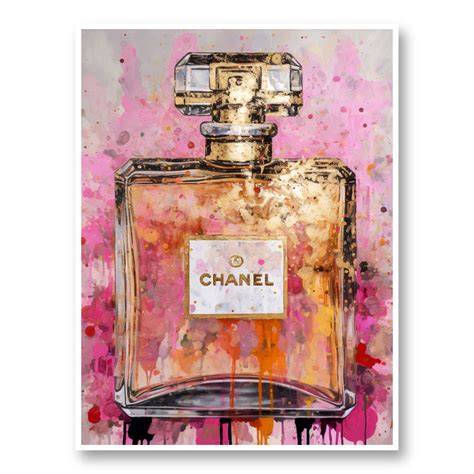 poster chanel no 5 gold|Chanel no 5 template.